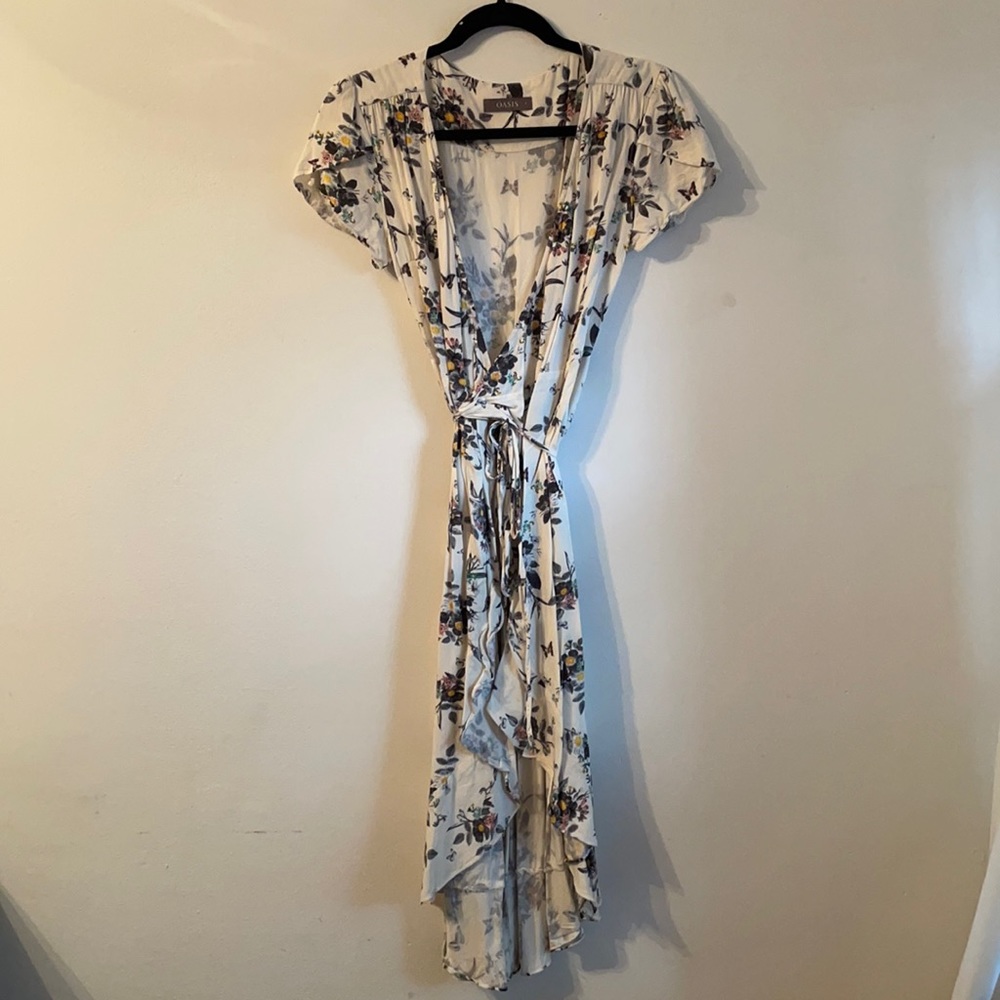 Brand sample, Floral wrap dress